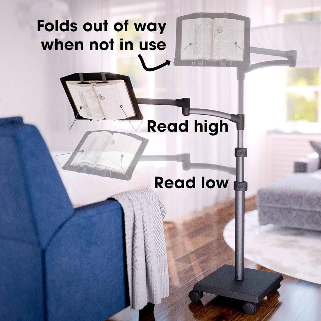 Rolling Bookholder Floor Stand Cart K894140