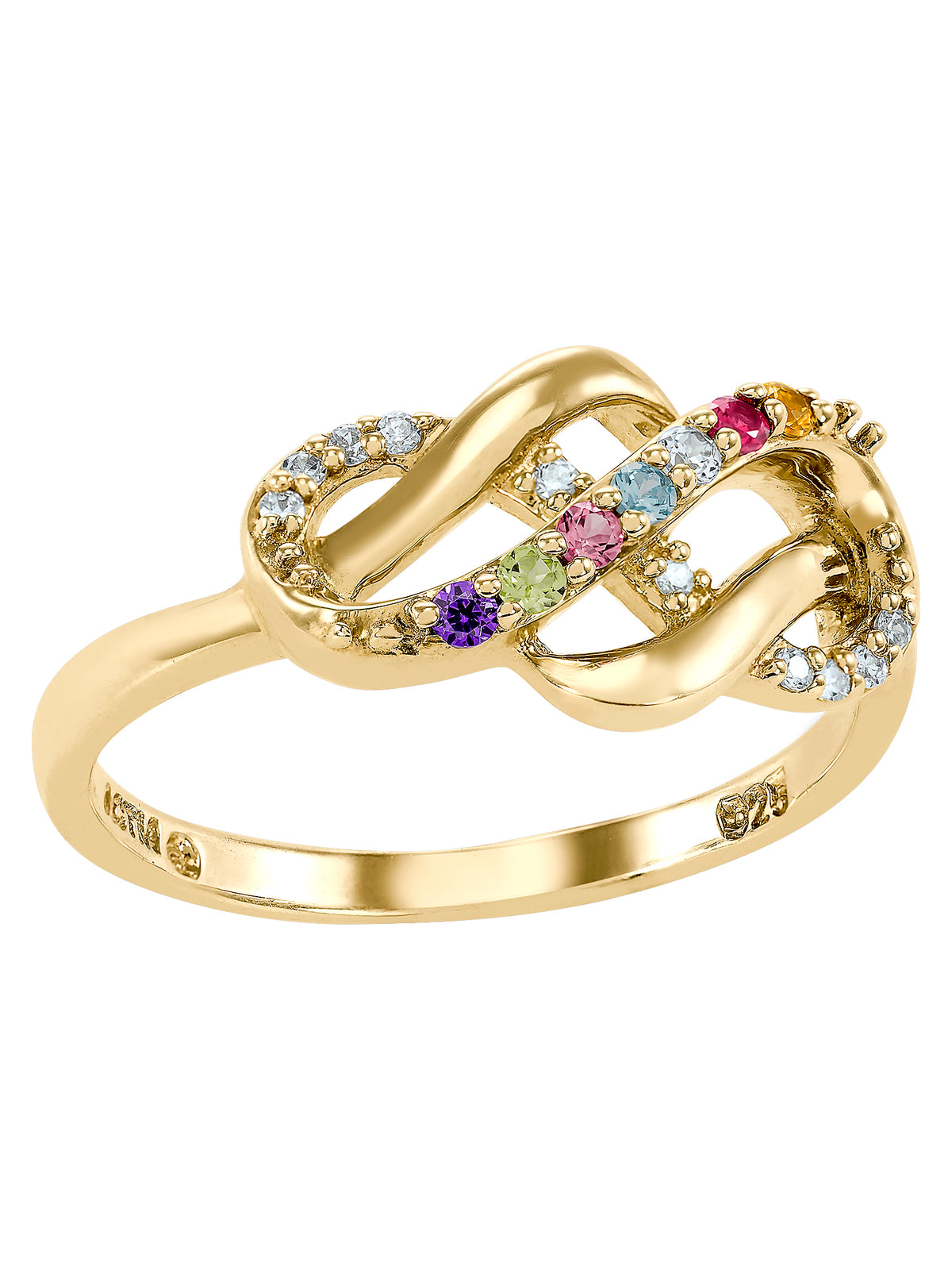 Blue Bell Ring in 10K Yellow Gold over Sterling Silver X113