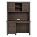 Dark Gray Double Barn Door Hutch M988