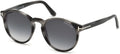 Shiny Striped Grey Sunglasses W96981
