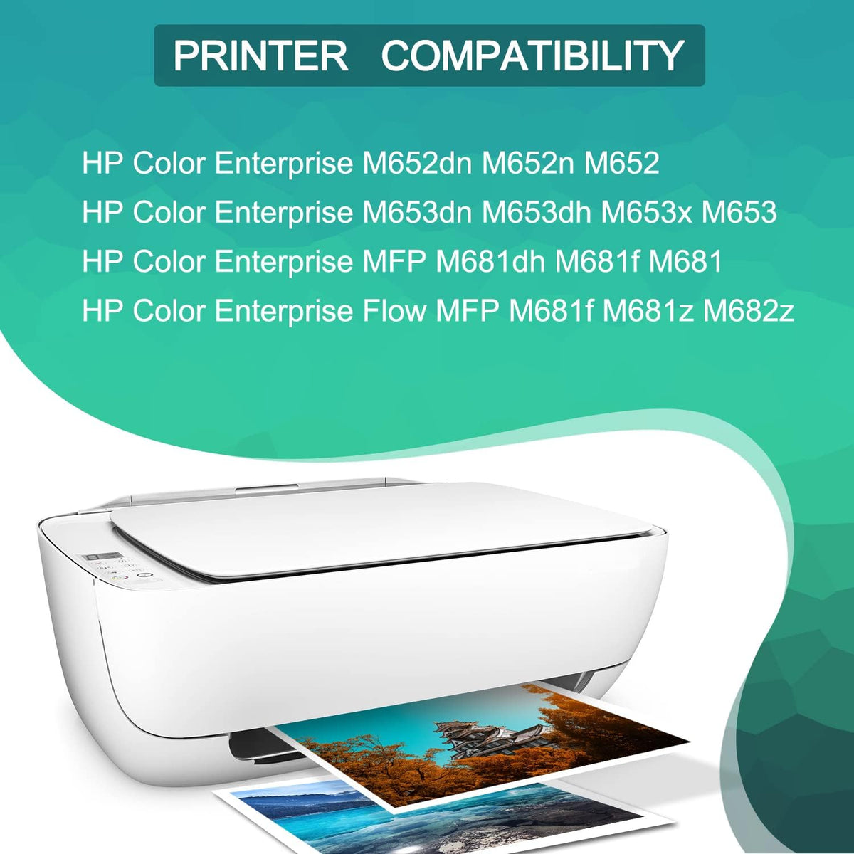 1 Black 1 Cyan 1 Magenta 1 Yellow Toner Cartridge J1695