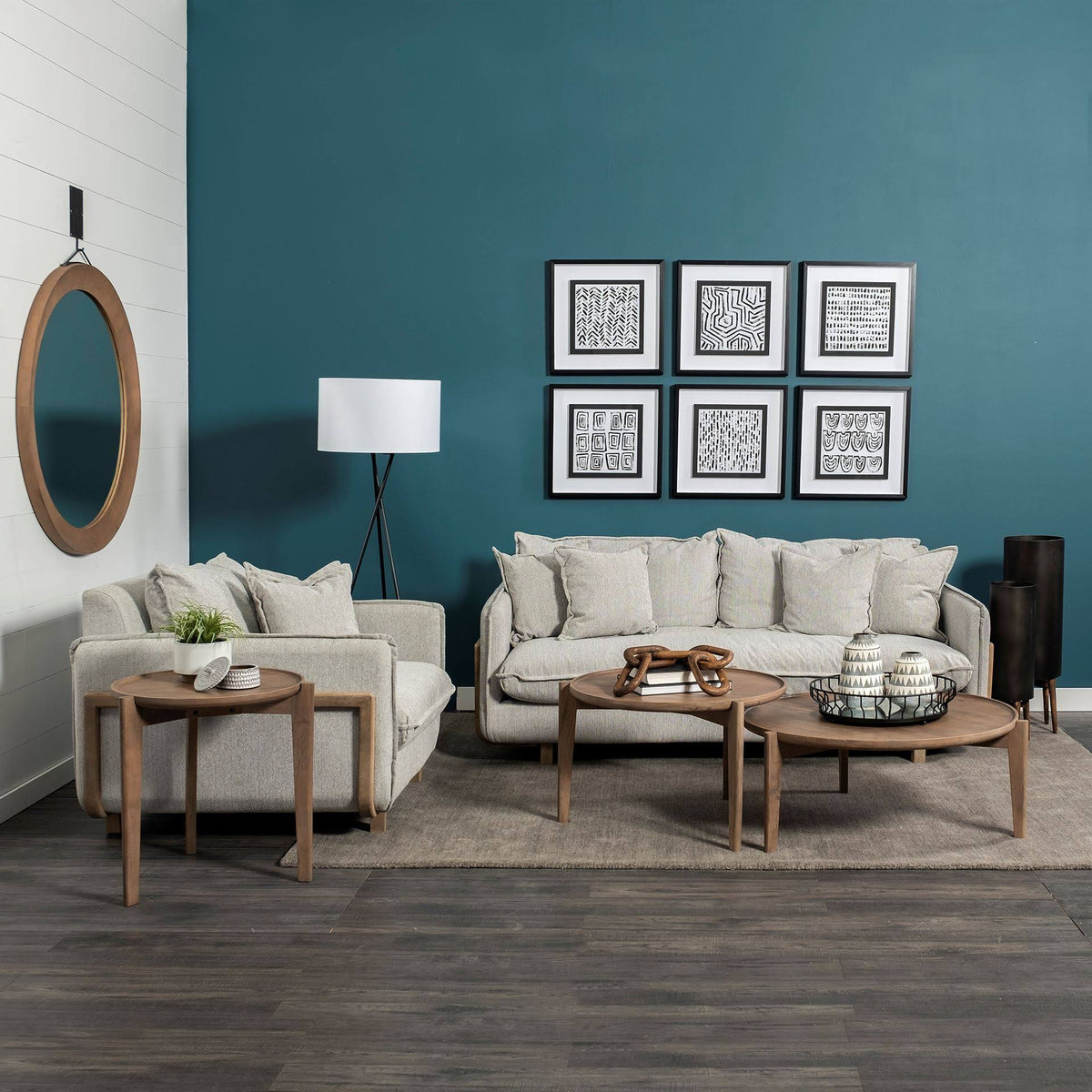 Brown Solid Wood Accent Table N869343