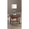 Retro End Table with Drawer in Walnut I86663
