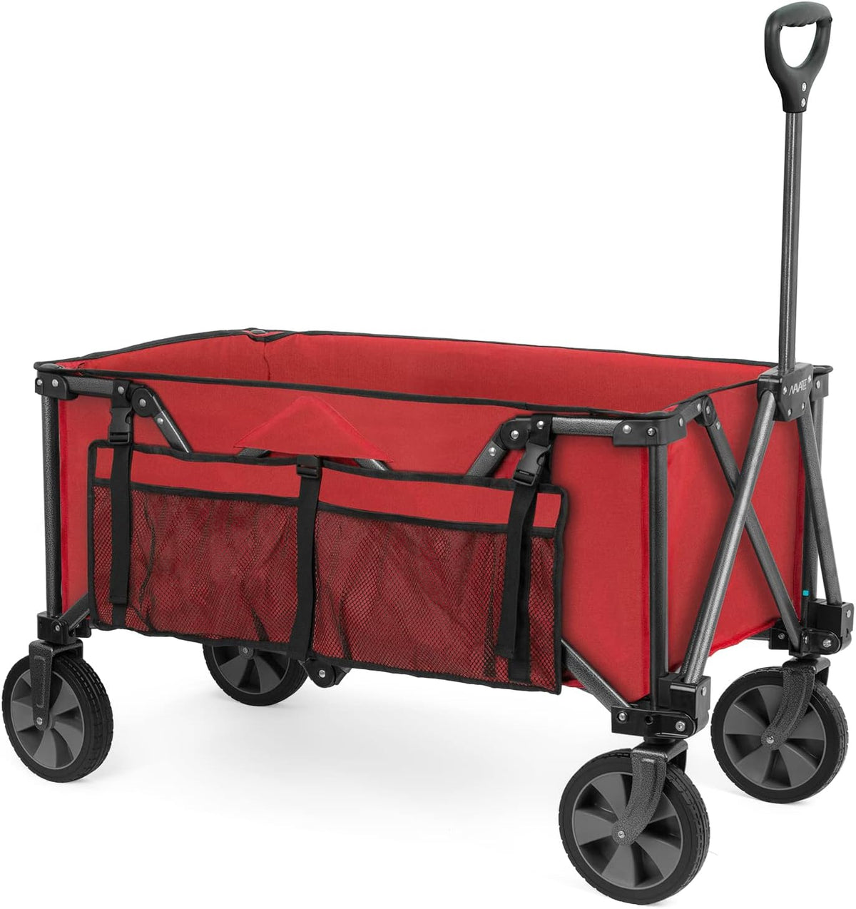 Collapsible Folding Utility Wagon Cart with Removable Wheels B543