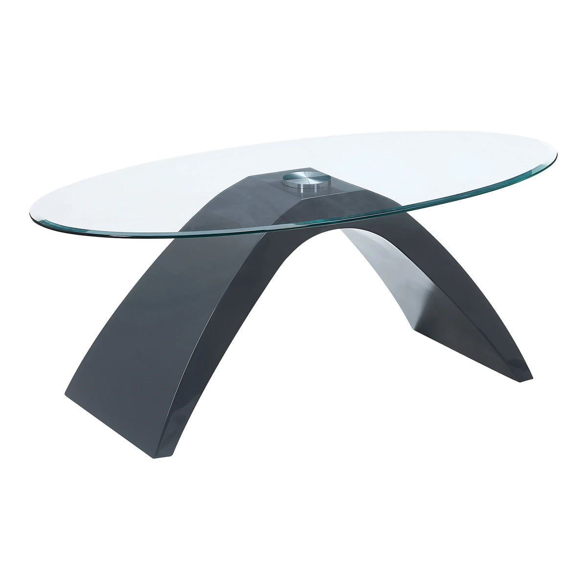 Glass Top 2-Piece Coffee Table Set E928006