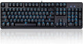 Mechanical Gaming Keyboard, Wired USB, RGB Backlighting, Clicky Gateron Blue Switches, US English, Pack of 2 I513391