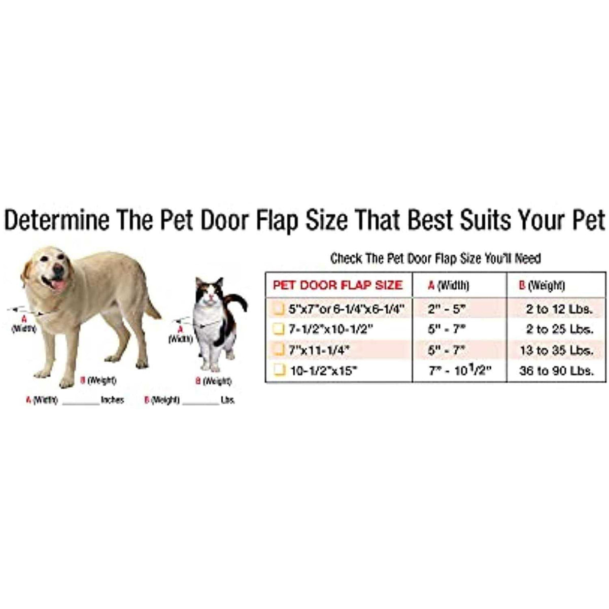 Aluminum Sash Pet Door E51003