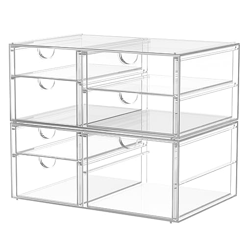 16 Drawer Clear Makeup Organizer P2009