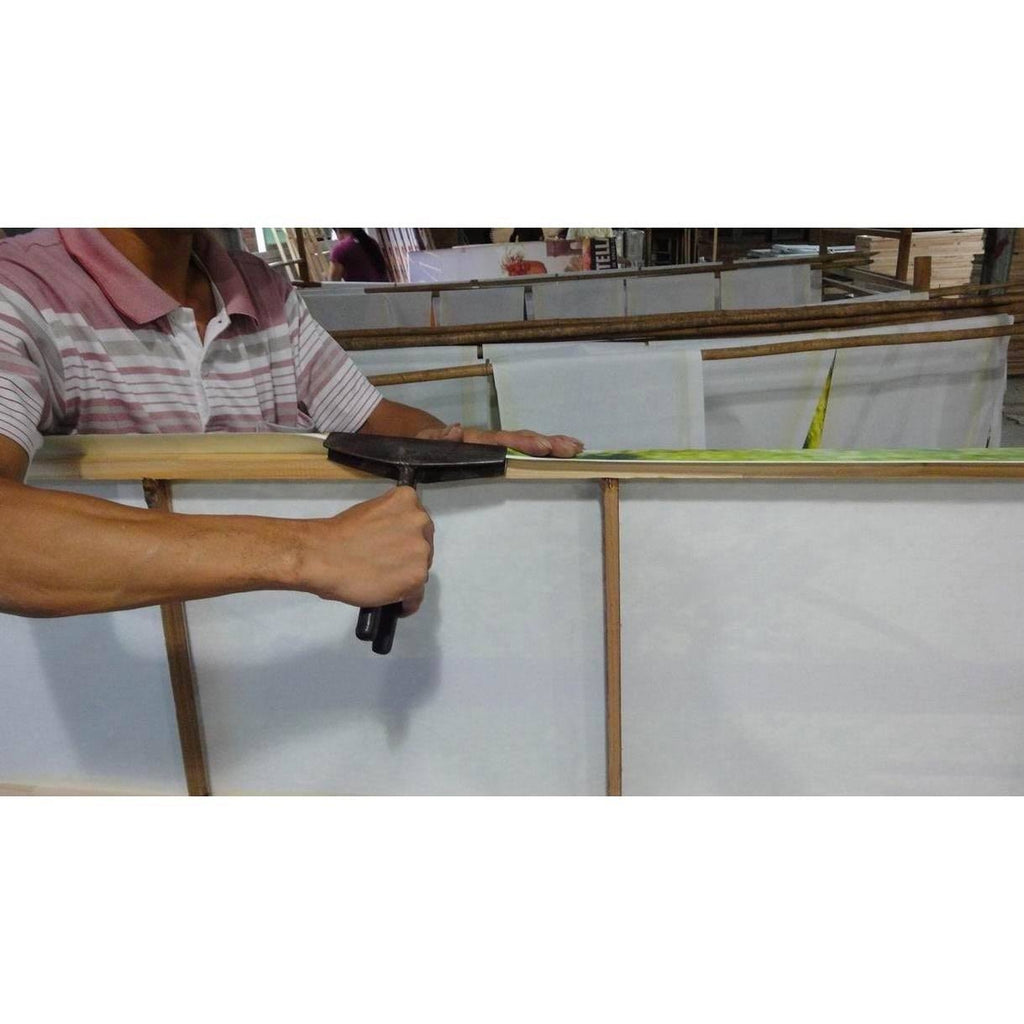 6 ft. Tall Woven 3 Panel Room Divider A660