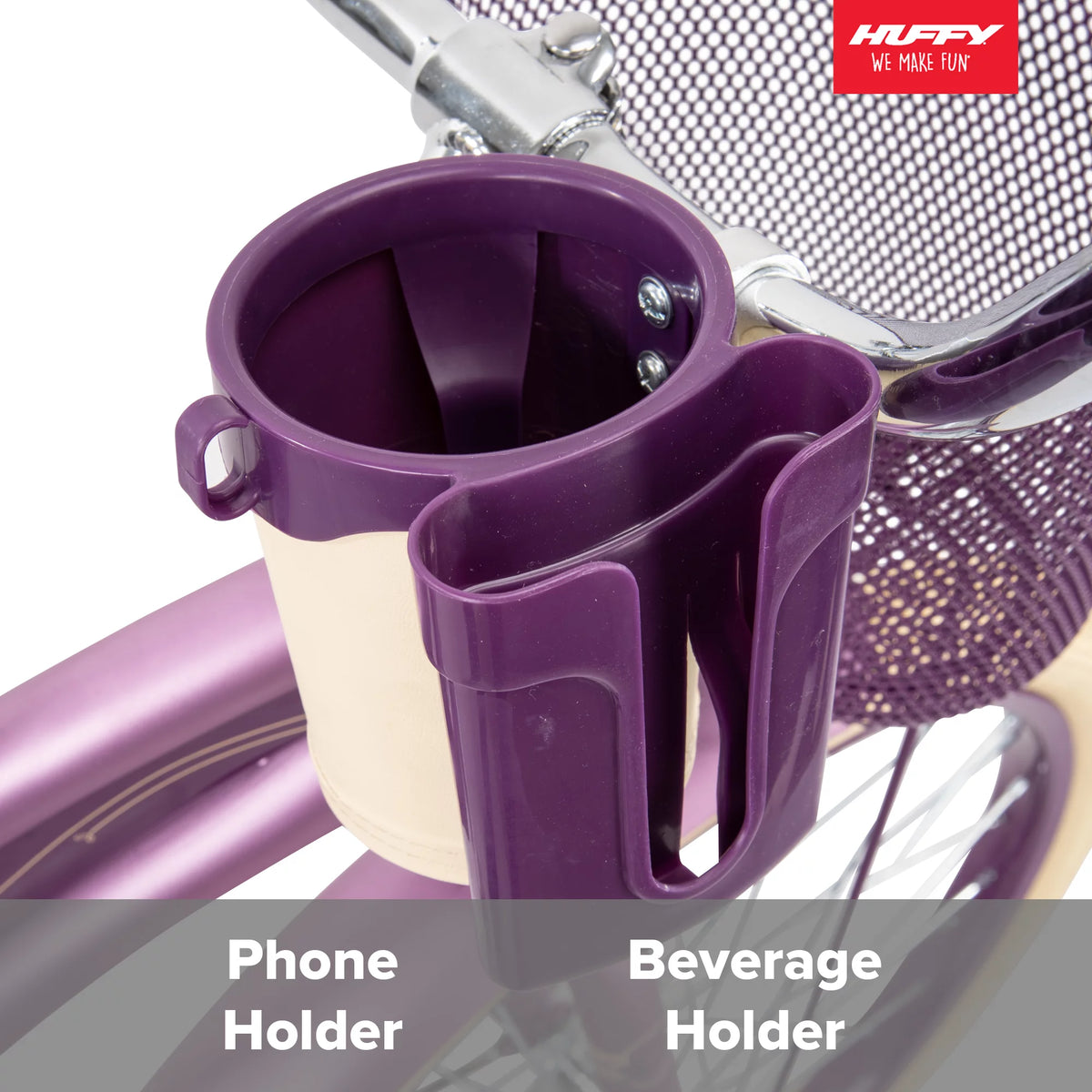 24 Inch Purple Satin Cruiser Bike A53852