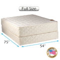 2-Sided Gentle Firm Mattress Set with Bed Frame Full E65169