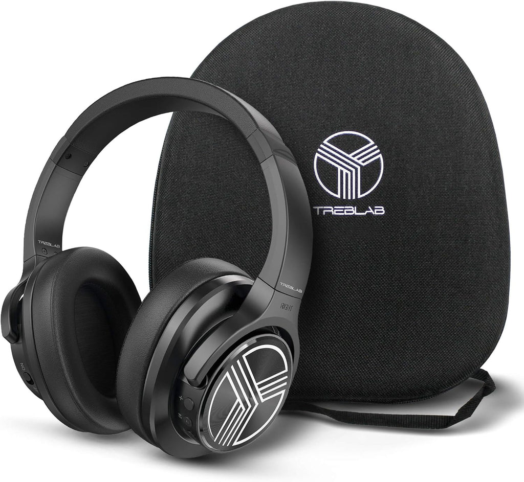Over Ear Bluetooth Wireless Headphones with Microphone, Active Noise Cancelling, Black A669454