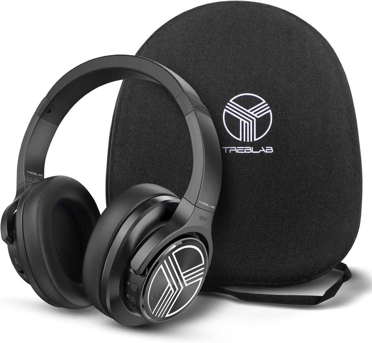 Over Ear Bluetooth Wireless Headphones with Microphone, Active Noise Cancelling, Black A669454