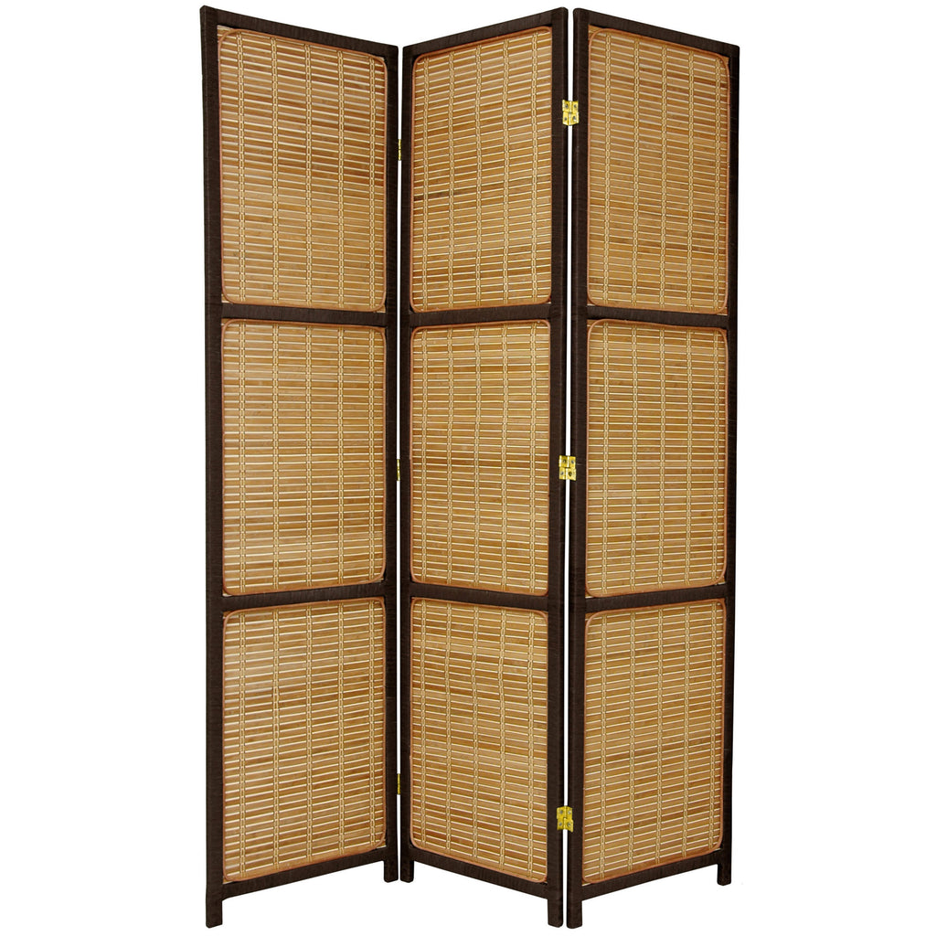 6 ft. Tall Woven 3 Panel Room Divider A660