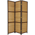 6 ft. Tall Woven 3 Panel Room Divider A660