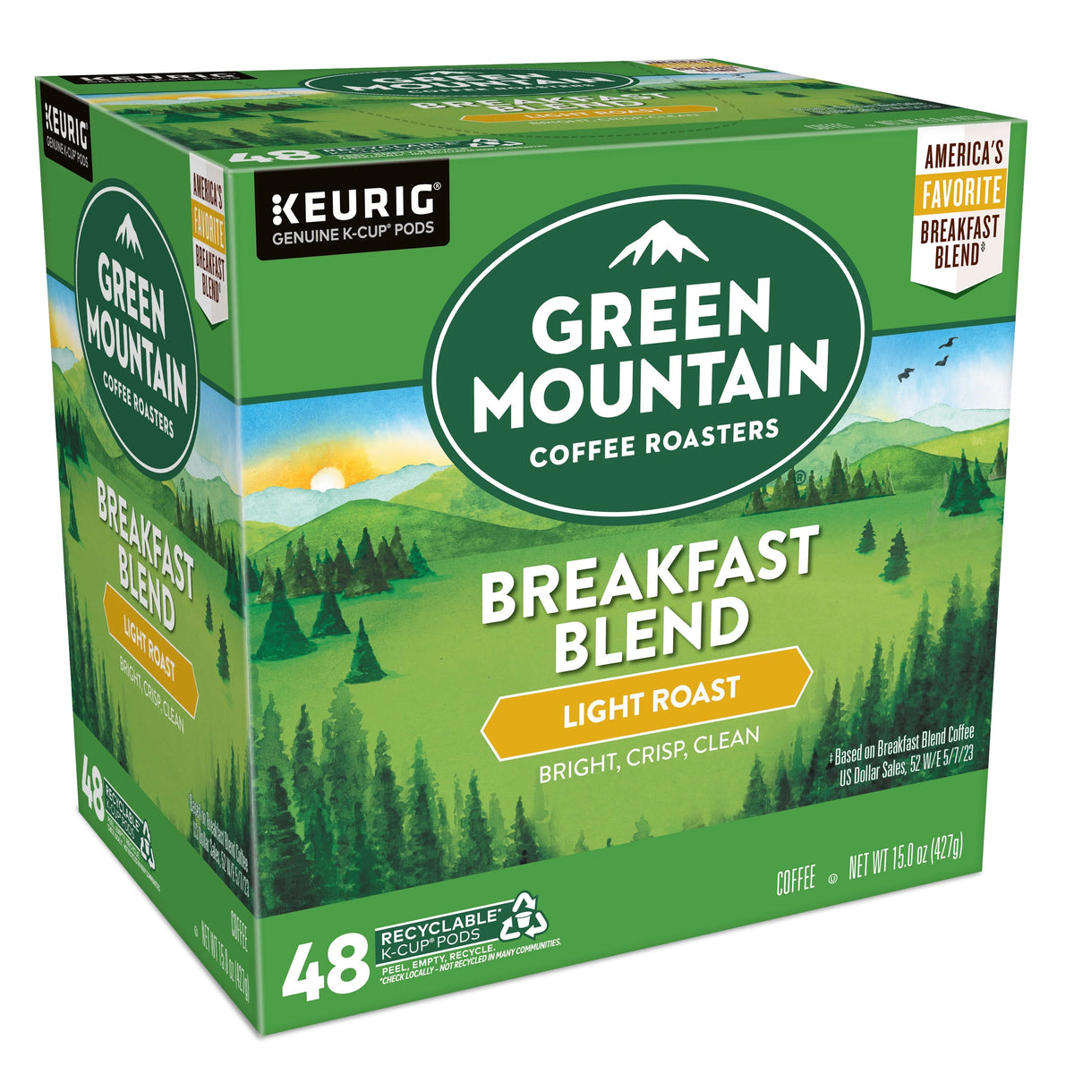 Light Roast K-Cup Coffee Pods, 48 Count J4118