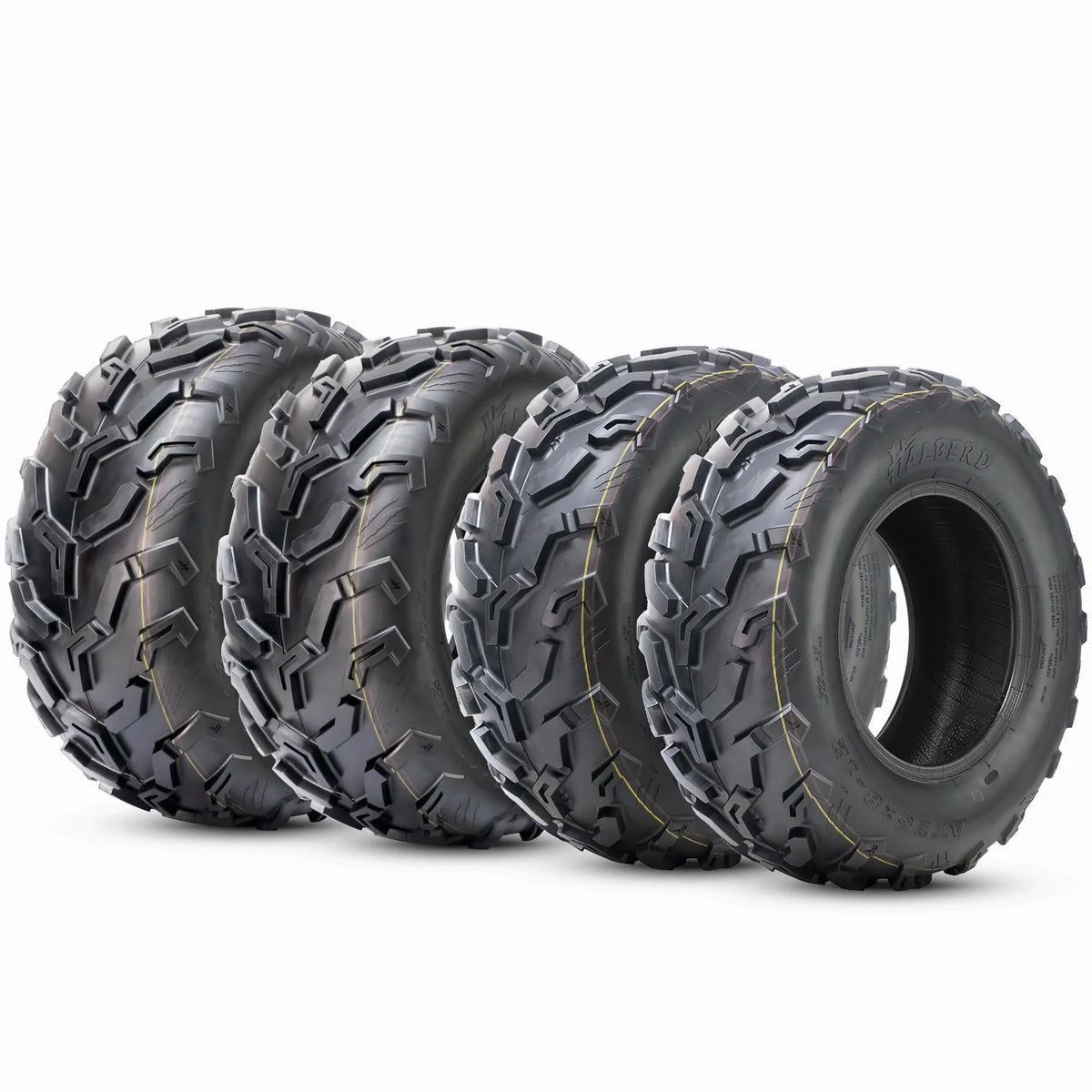 Set of 4 ATV/UTV Tires 25x8-12 Front & 25x10-12 Rear 6PR All Terrain G8490