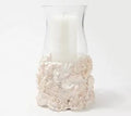 Coral Hurricane with Pillar Candle Z70171
