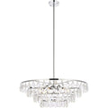 Chrome Finish 6 Light Pendant B8430