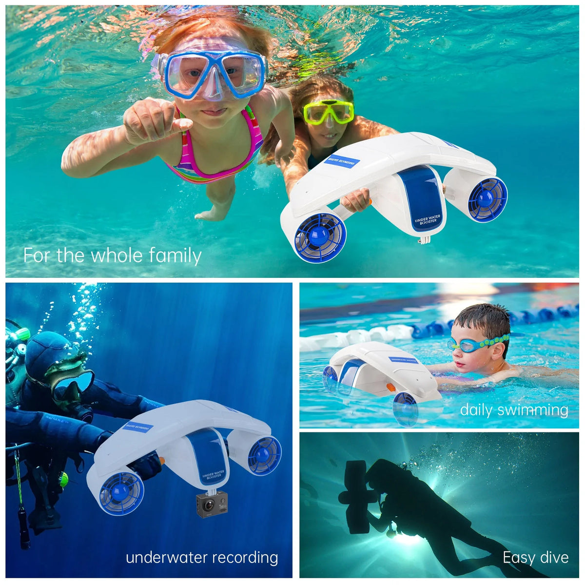 Electric Underwater Sea Water Diving Speed Booster D365