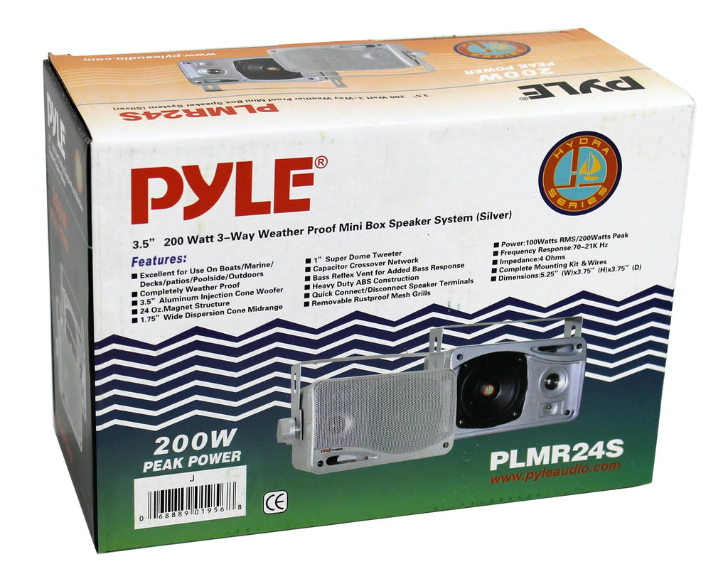 3.5" 200 Watt Water Proof Marine Speaker System O65185