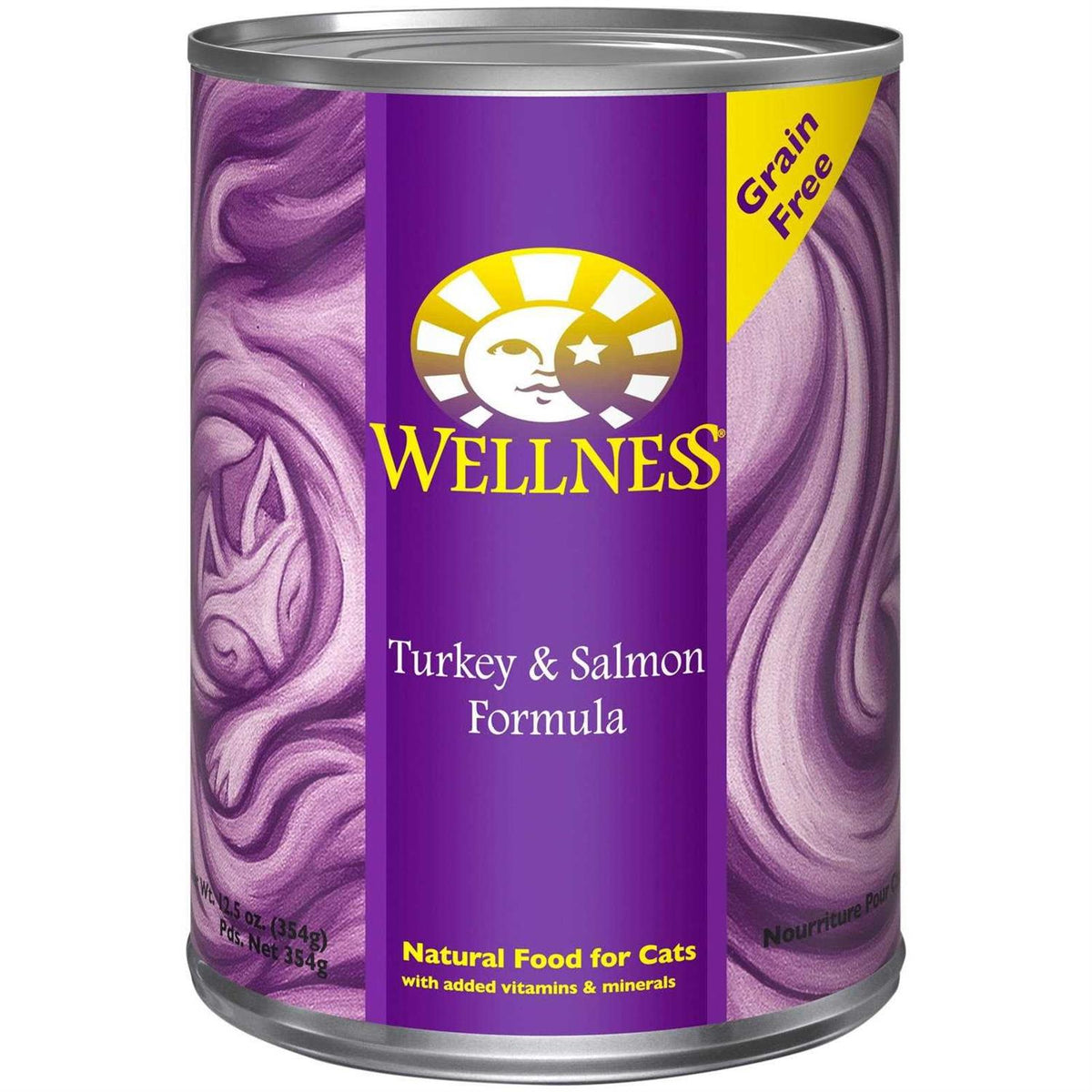 Turkey & Salmon Pate Canned Cat Food 12.5 oz Y380