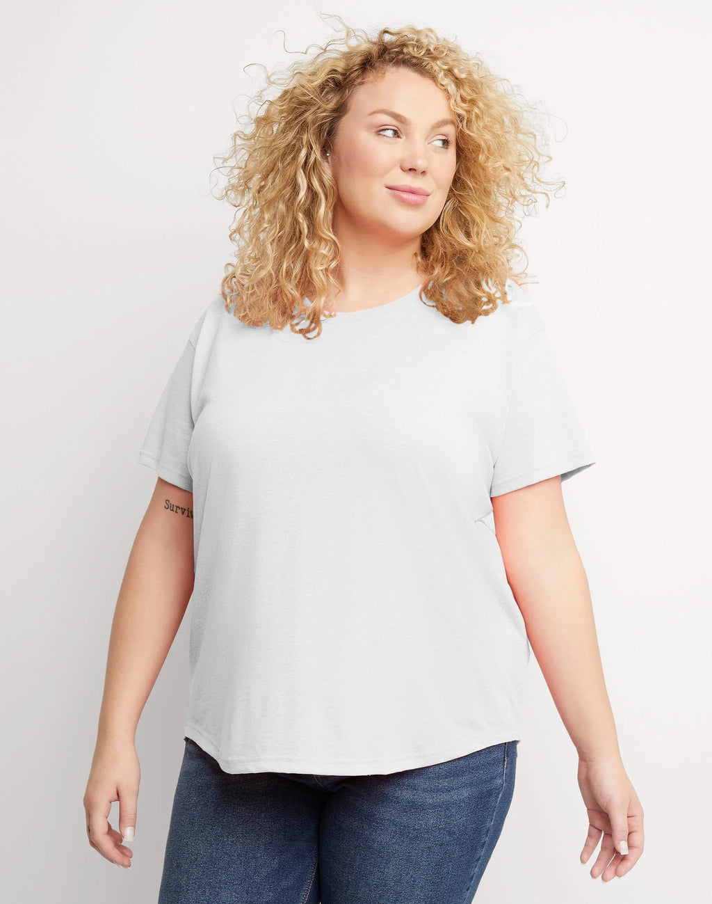 Women's Tri-Blend T-Shirt Relaxed Fit Plus Size B886