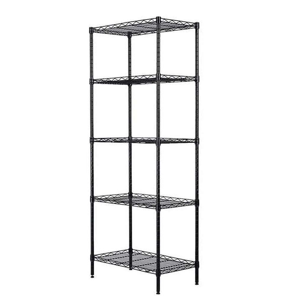 Black Metal Kitchen Organizer Rack Shelf H9367