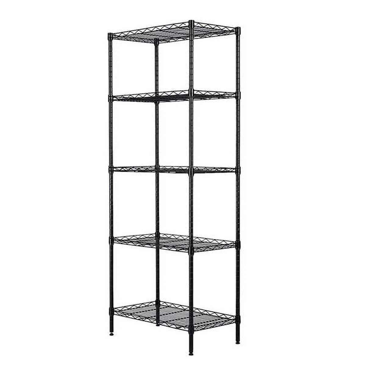 Black Metal Kitchen Organizer Rack Shelf H9367