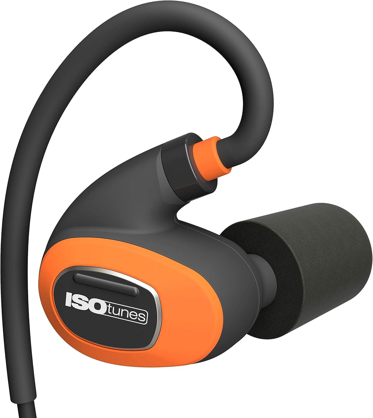 Safety Orange Bluetooth Earplug Headphones, 27 dB Noise Reduction, 16+ Hour Battery, IP67, Noise Cancelling Mic S1216
