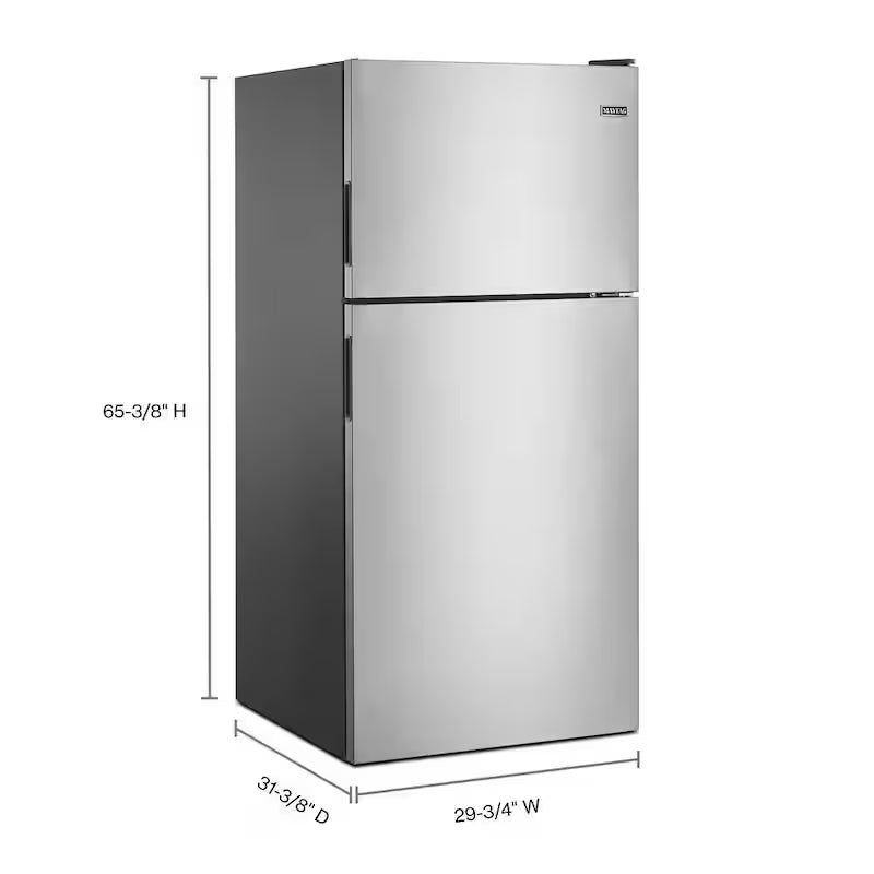 18 cu. ft. Top Freezer Refrigerator Stainless Steel S11593