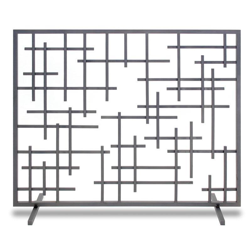 Natural Iron Fireplace Screen Q408