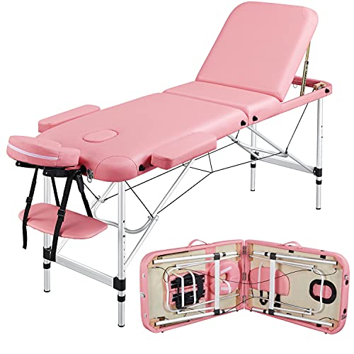Black 28 Inch Wide Adjustable Folding Massage Table K2234