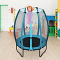 Blue Kids Trampoline with Enclosure Net R22092