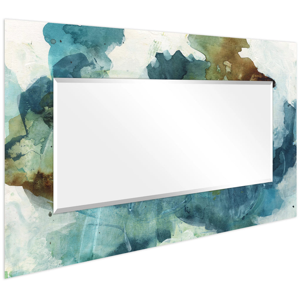 Blue Sky Rectangular Beveled Mirror Tempered Art Glass 72" x 36" T714