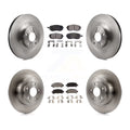 Front Rear Disc Brake Rotors and Ceramic Pads Kit M5176