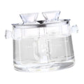 Glass Sake Decanter Bottle 16cmx14.5cmx11.6cm P9276