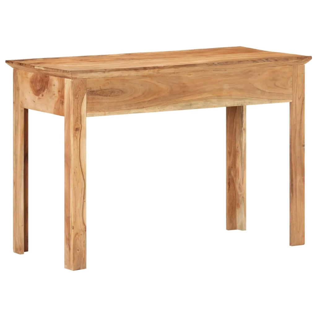 Reclaimed Wood Writing Desk with 2 Storage Drawers T168785