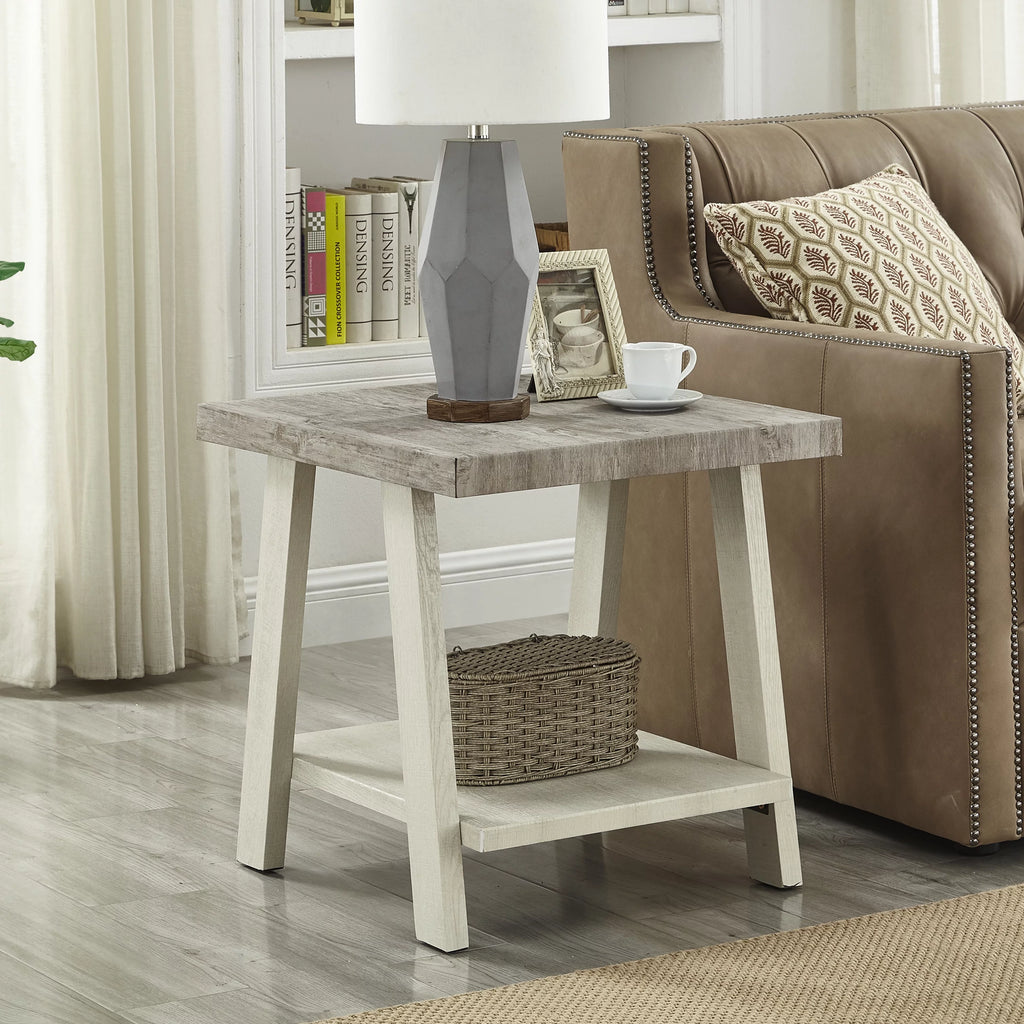 Contemporary Wood End Table B506