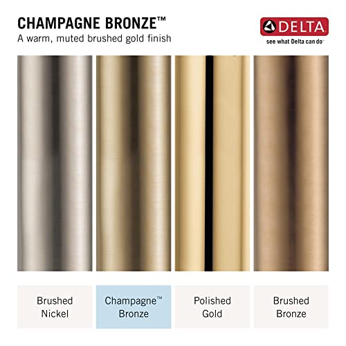 Brushed Gold Single Hole Bathroom Faucet with Push-Pop Drain L56713