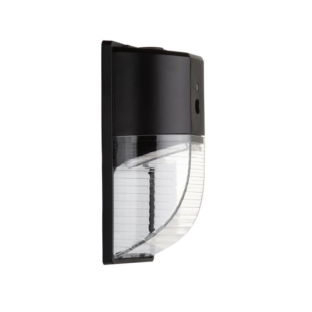 Direct Wire Pak Light with Clear Lens Cover, Dusk to Dawn, Black, 2000 Lumens, 120V M885