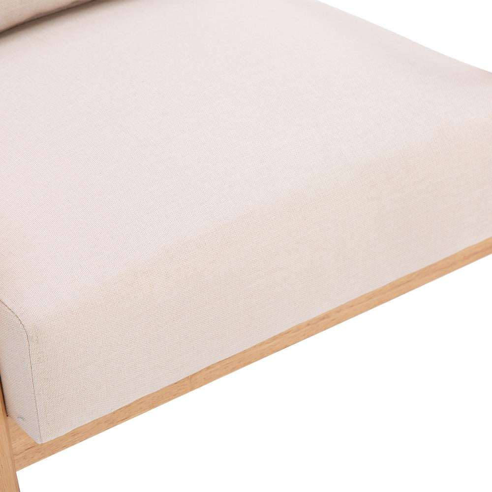 Beige Fabric Single Sofa S46162
