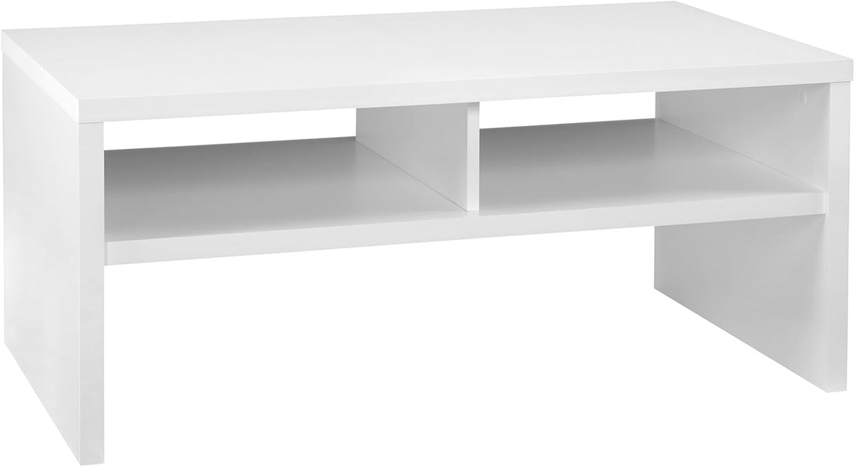 2-Door White Storage Cabinet with Shelf W2269