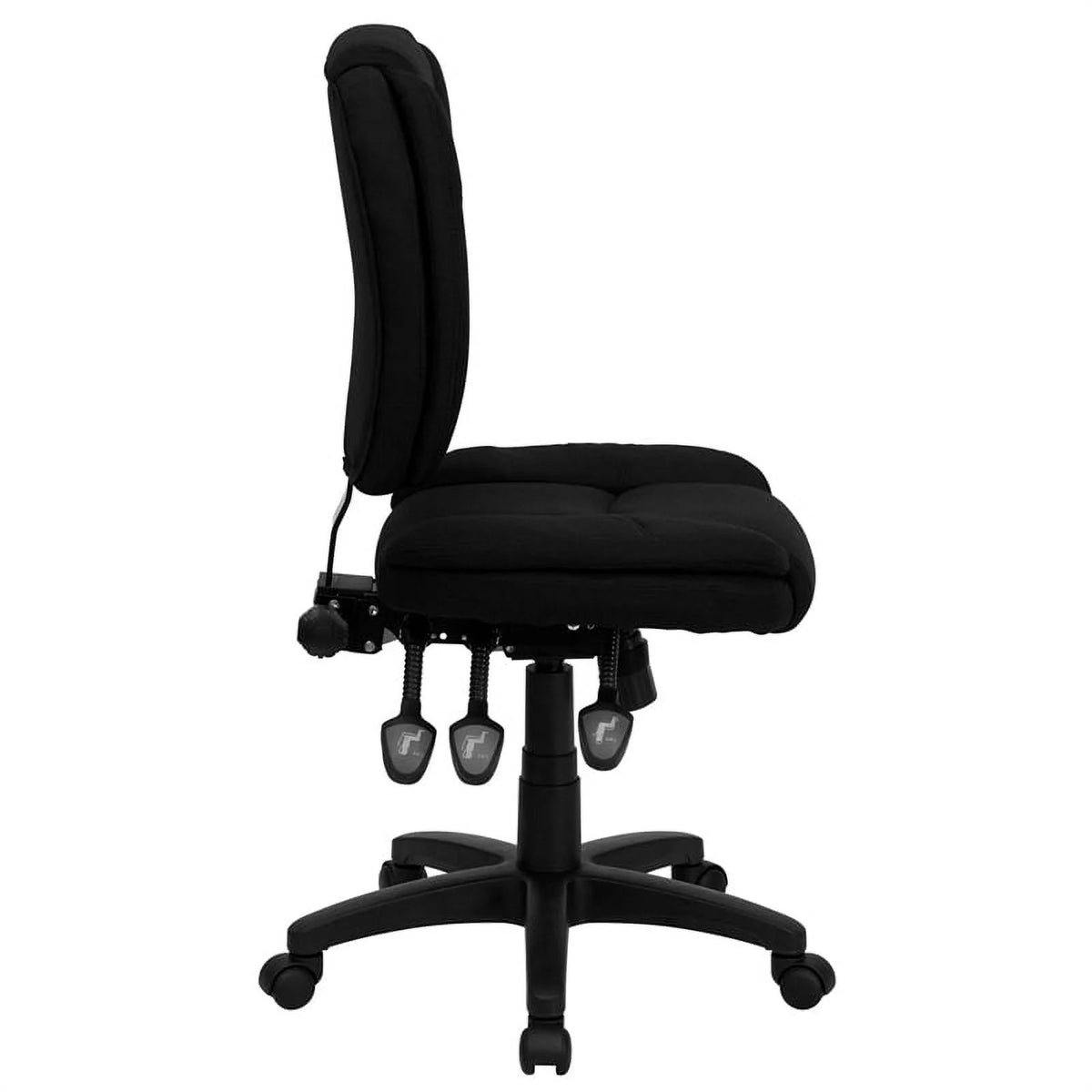 Black Fabric Ergonomic Task Office Chair D46433