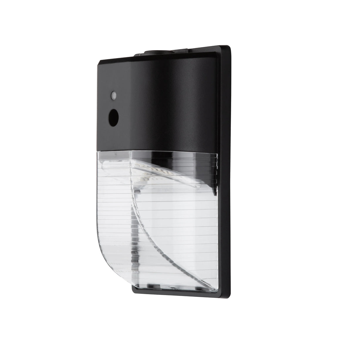 Direct Wire Pak Light with Clear Lens Cover, Dusk to Dawn, Black, 2000 Lumens, 120V M885