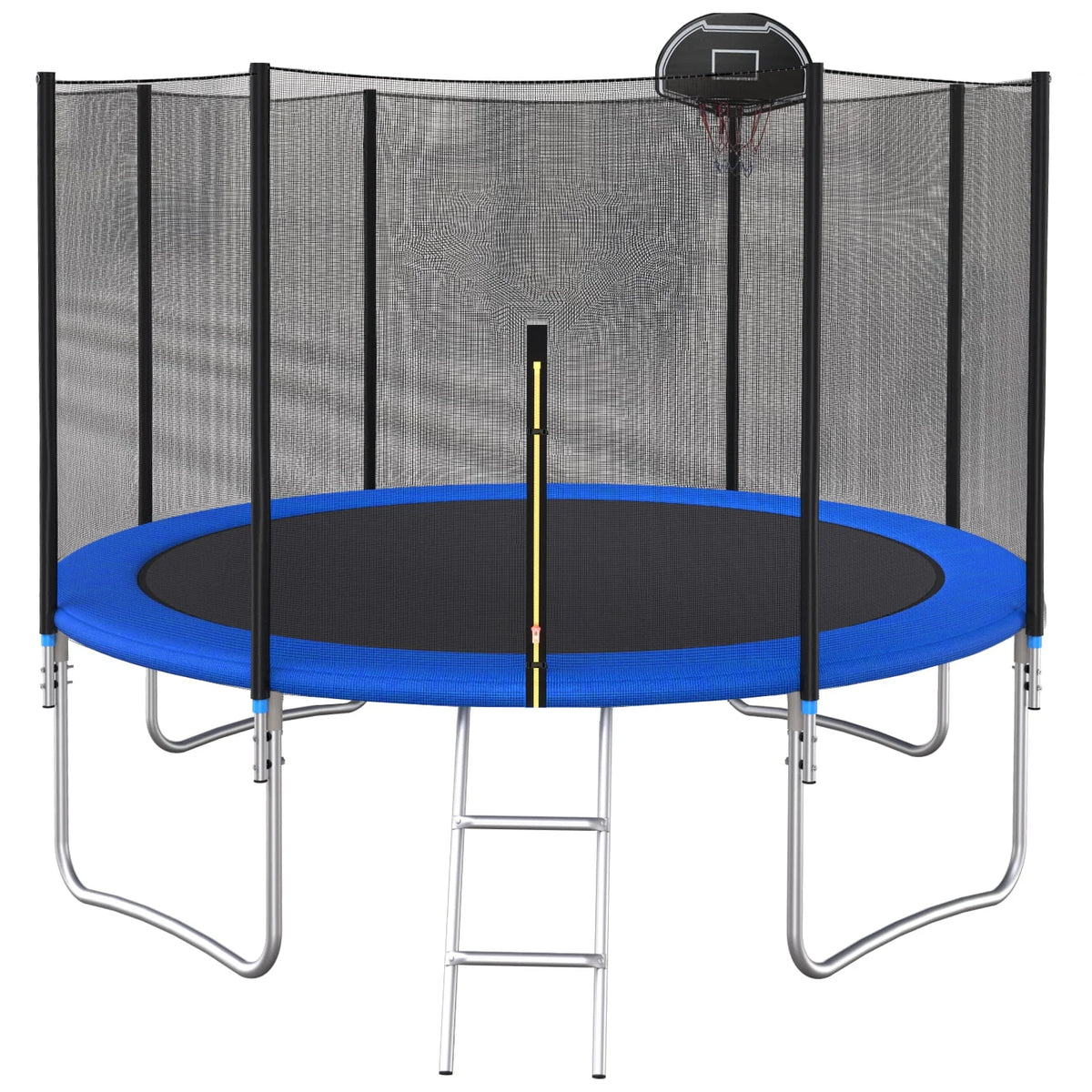 12FT Outdoor Trampoline with Enclosure Net D447