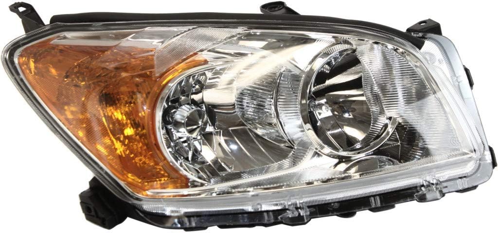 2009 2012 Toyota RAV4 Headlight Assembly Passenger Side with Bulbs K614