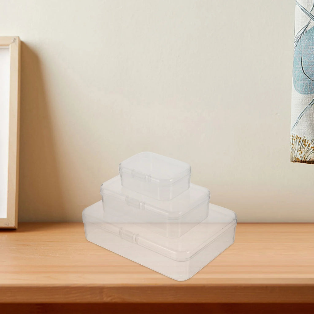 28 Pcs Clear Plastic Storage Bins O149