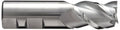 Carbide Square Nose End Mill Weldon Shank Uncoated Bright Finish Non-Center Cutting 45 Deg A5677