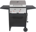 2-Burner Propane Gas Grill, Stainless and Black L877